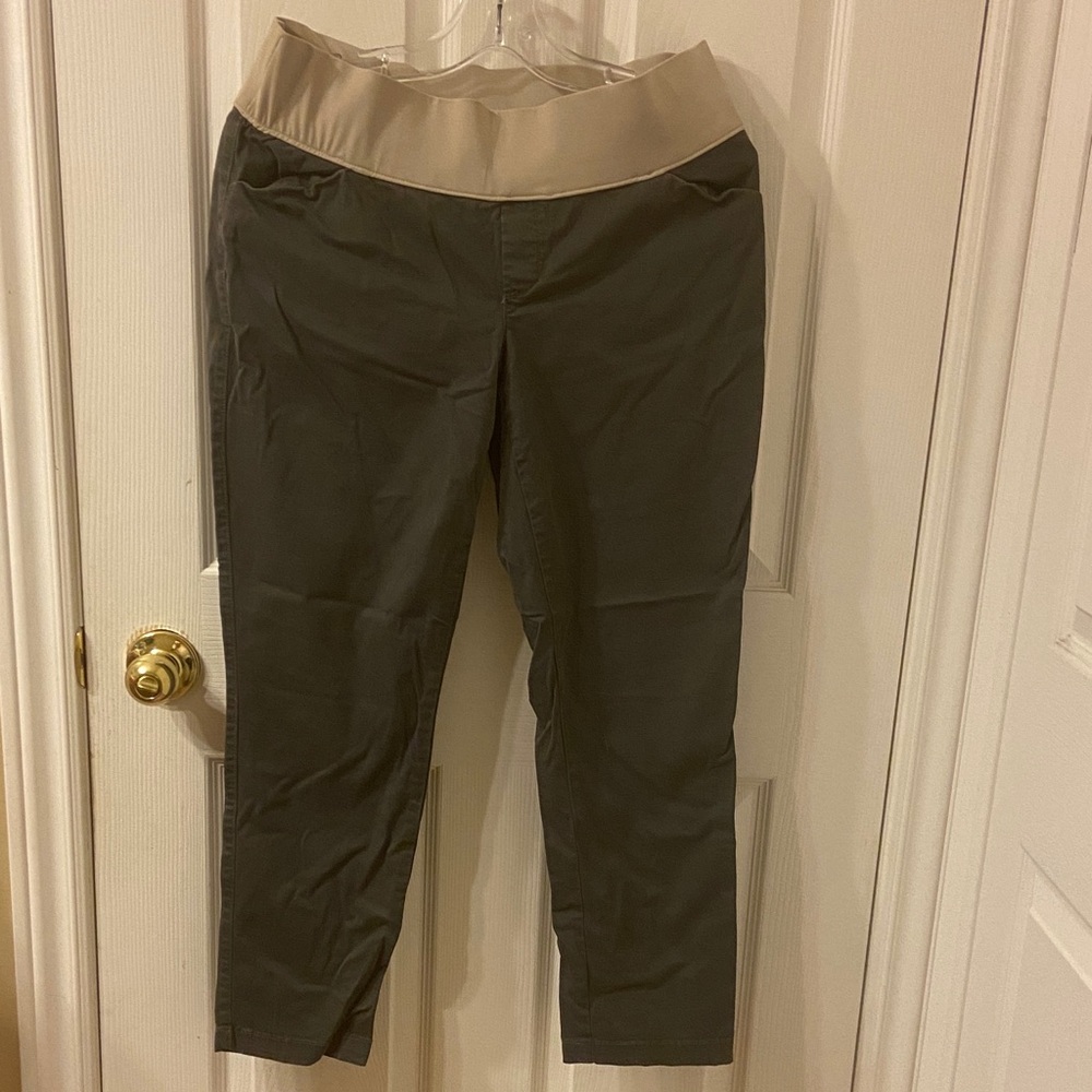 GAP Olive and Beige Women's Pants
